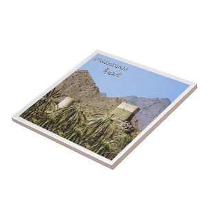 zAE031 FUJAIRAH looktower, United Arab Emirates, Tile