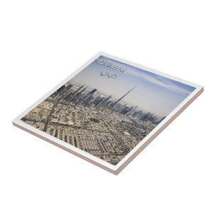 zAE040 DUBAI skyline, UAE, Asia, Tile