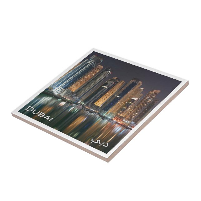 zAE043 DUBAI marina, United Arab Emirates, Tile (Side)