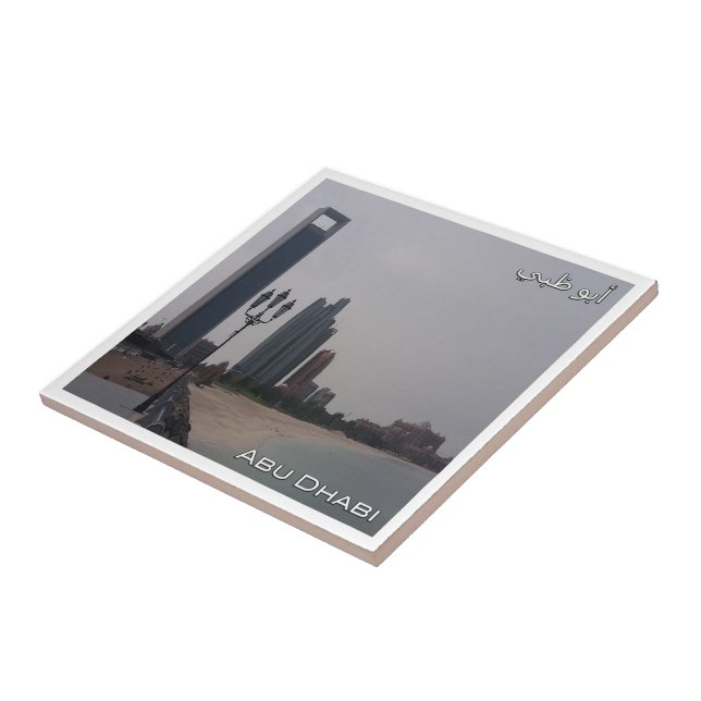 zAE059 ABU DHABI beach, Middle East, Asia, Tile (Side)