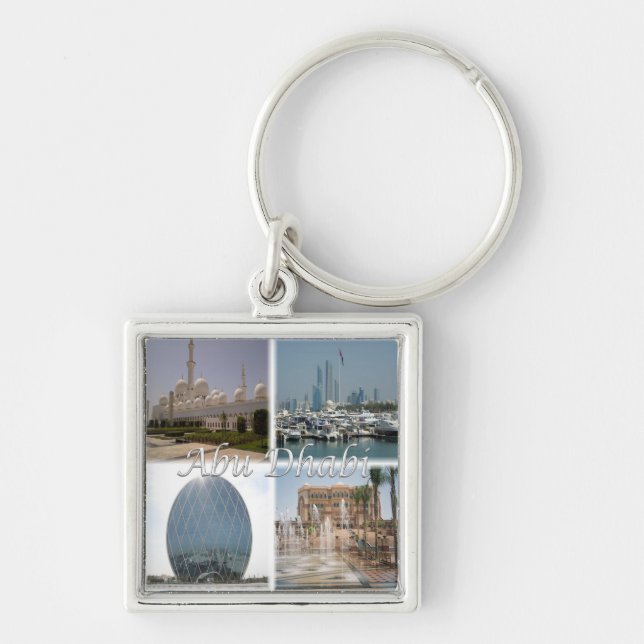 zAE062 ABU DHABI, United Arab Emirates, Key Ring (Front)