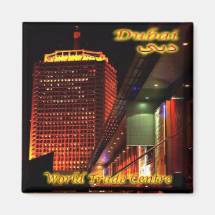 zAE065 DUBAI World Trade Centre, Fridge Magnet