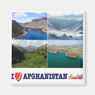 zAF005 I Love AFGHANISTAN, Landscapes, Fridge Magnet