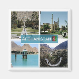 zAF006 MOSQUE IN HERAT, Lake Qargha, Afghanistan,  Magnet