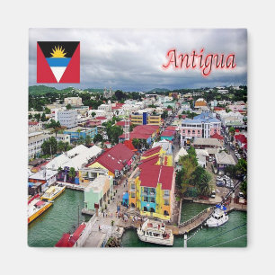 zAG009 ANTIGUA, Antigua and Barbuda, Fridge Magnet