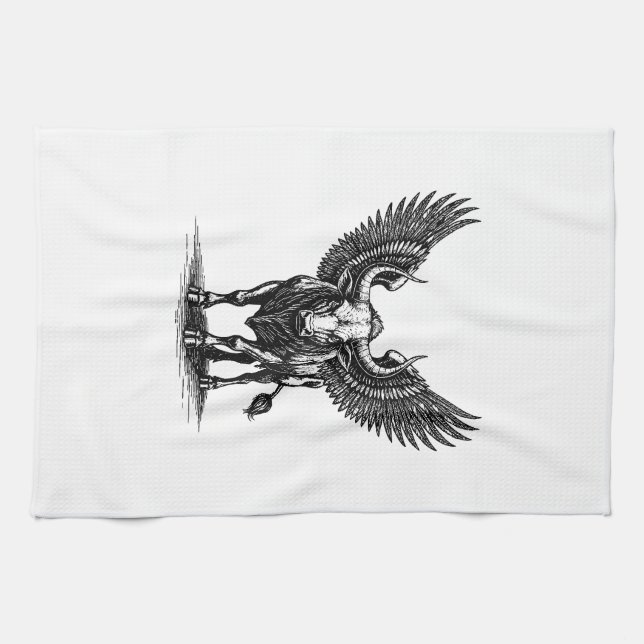Zagan Unleashed Tea Towel (Horizontal)