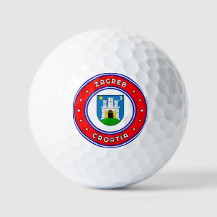 Zagreb Coat Of Arms Croatia Golf Balls