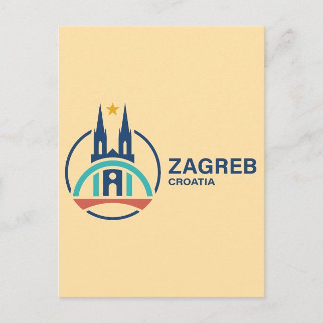 Zagreb Croatia Europe Postcard (Front)