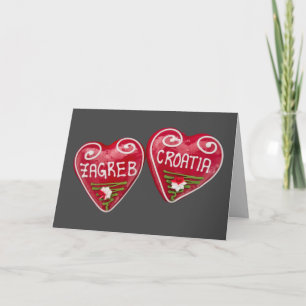 Zagreb, Croatia: Heart-Shaped Licitar Card