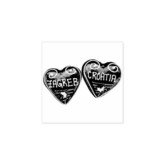 Zagreb, Croatia: Heart-Shaped Licitar Rubber Stamp (Imprint)