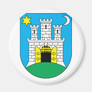 zagreb, Croatia Magnet