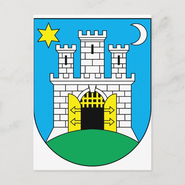zagreb, Croatia Postcard (Front)