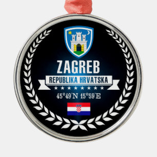 Zagreb Metal Tree Decoration