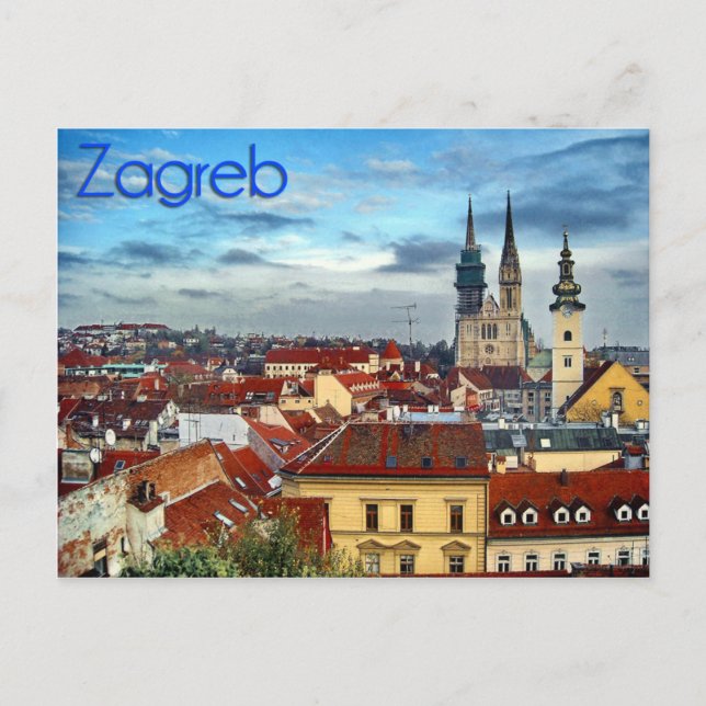 Zagreb Postcard (Front)