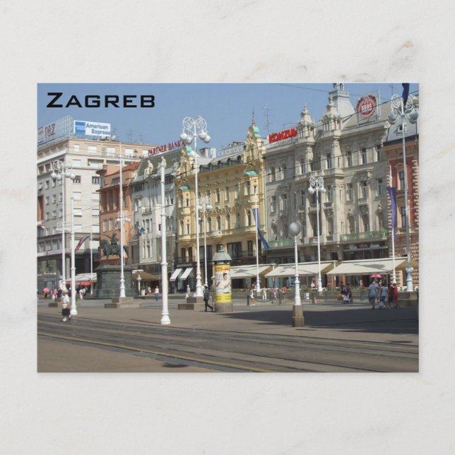 Zagreb Postcard (Front)
