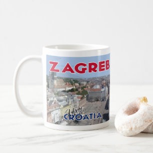 Zagreb, Visit Croatia I Love Coffee Mug