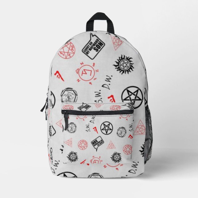 Zaino Personalizzabile con Stampa Artistica Printed Backpack (Front)