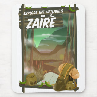 Zaïre african adventure mouse mat