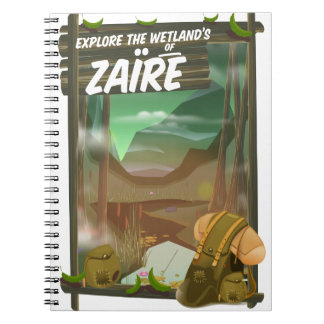 Zaïre african adventure notebook