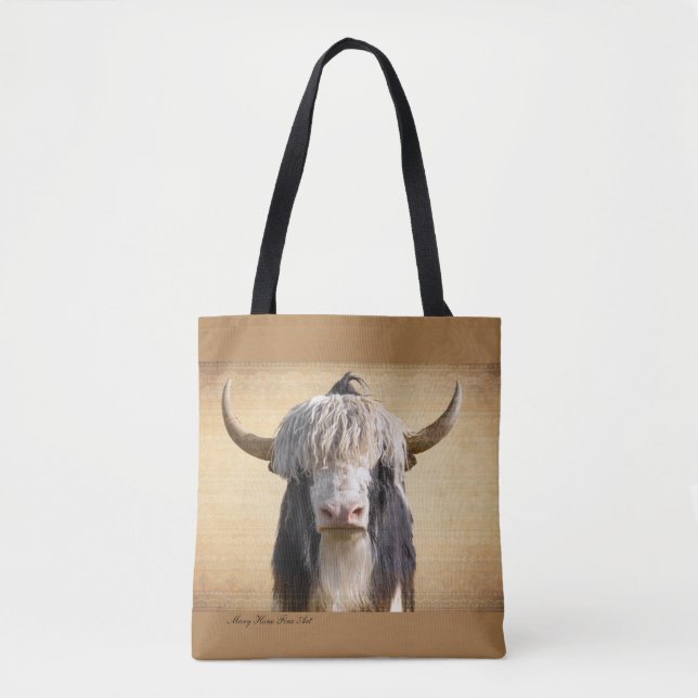 Zak the Yak Tote Bag (Front)