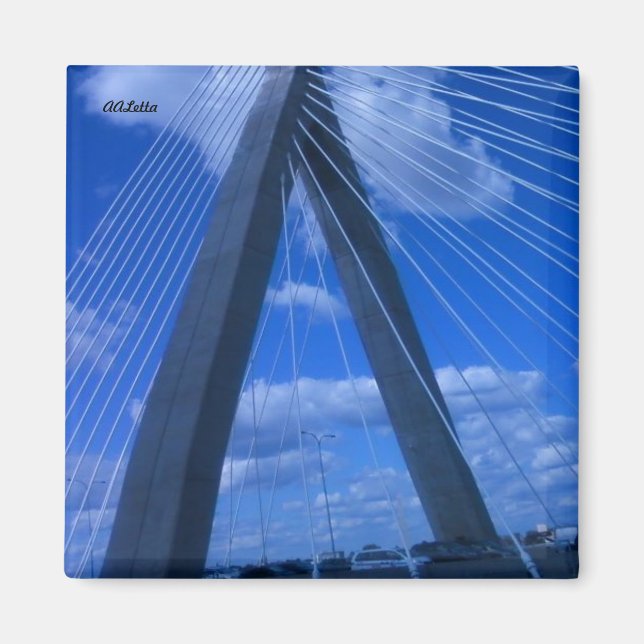 Zakim Bridge, Boston Magnet (Front)