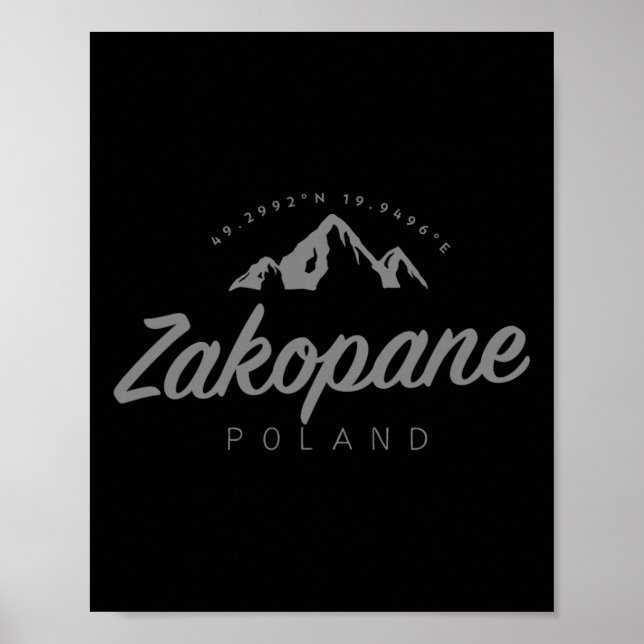 Zakopane Mountain Vacation Skiing Poland  Poster (Front)