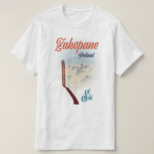 Zakopane Poland ski poster T-Shirt