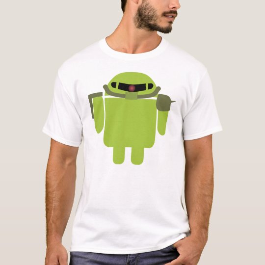 Zakudroid (White) T-Shirt