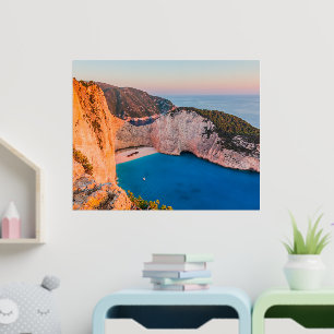 Zakynthos, Greece. Foil Prints