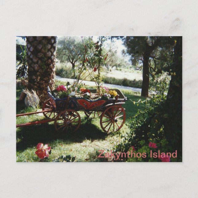 Zakynthos Island Postcard (Front)