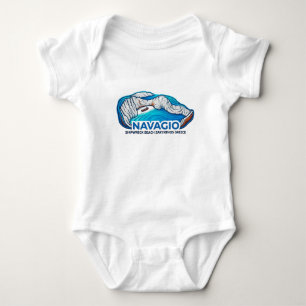 Zakynthos: Navagio (Shipwreck) Beach Baby Bodysuit