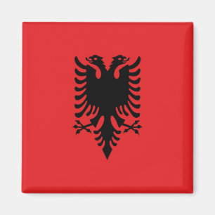 zAL001 ALBANIAN FLAG, Albania, Fridge Magnet