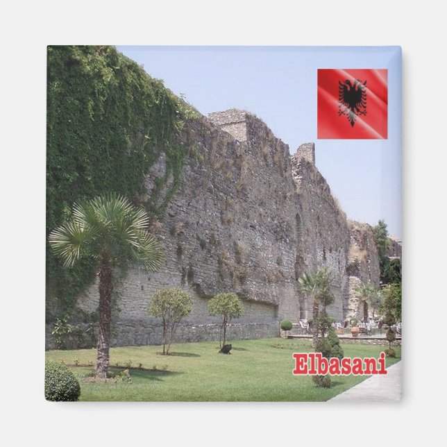 zAL009 ELBASAN Castle Albania, Fridge Magnet (Front)