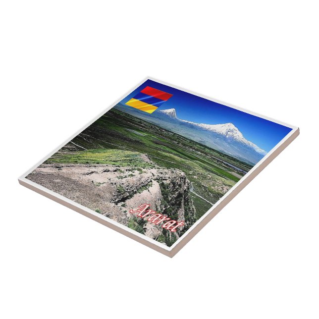 zAM008 MOUNT ARARAT, Armenia, Asia, Tile (Side)