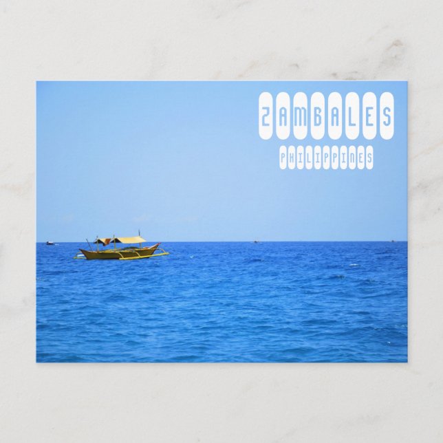 Zambales Beach in Philippines Postcard (Front)