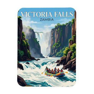 Zambezi River at Victoria Falls Zambia Magnet