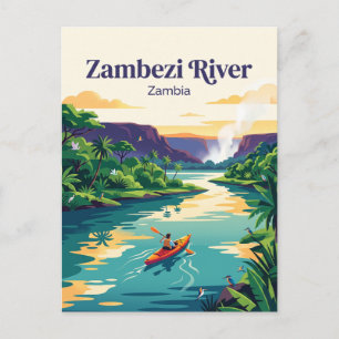 Zambezi River, Zambia Postcard