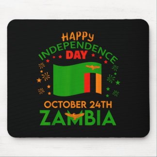 Zambia 61st Independence Day Zambian Pride Zambia Mouse Mat