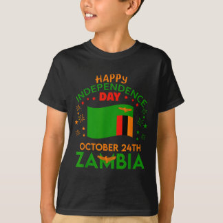 Zambia 61st Independence Day Zambian Pride Zambia T-Shirt