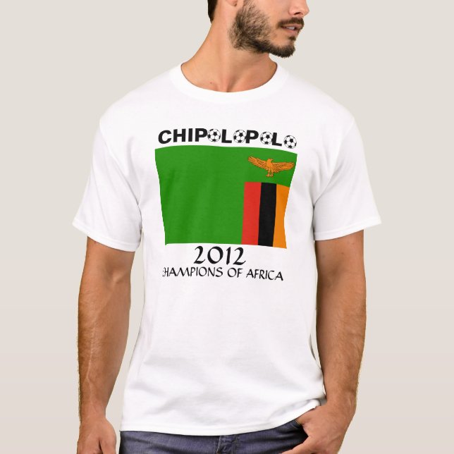 Zambia Chipolopolo African Champs T-Shirt (Front)
