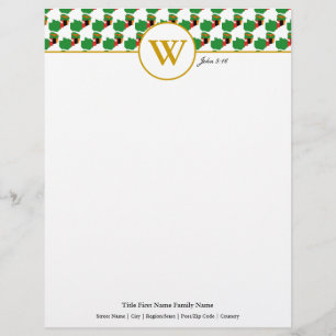ZAMBIA Christian Scripture Stationery Letterhead