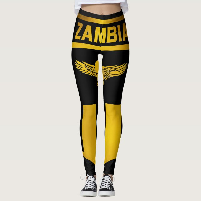 Zambia Emblem Leggings (Front)