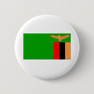 Zambia Flag 6 Cm Round Badge