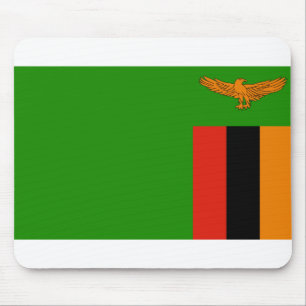 Zambia Flag Mouse Mat