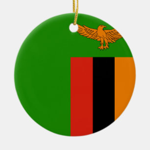 Zambia Flag Ornament