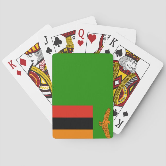 Zambia Flag Playing Cards (Back)