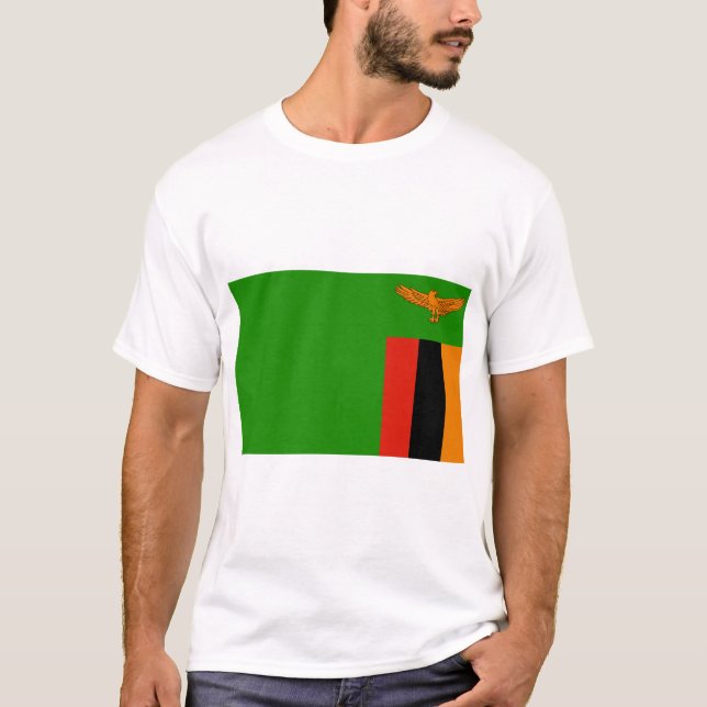 Zambia Flag T-Shirt (Front)