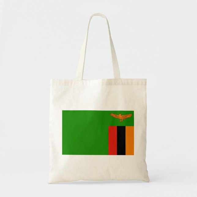 Zambia Flag Tote Bag (Front)