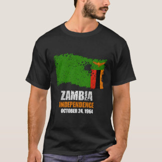 Zambia Flag Zambian Independence T-Shirt