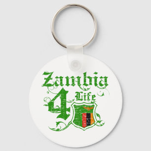 Zambia for life key ring